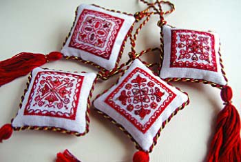 2002 Blackwork Christmas decoration
