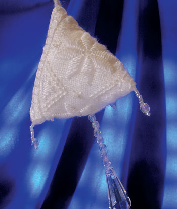 Organza Hardanger Ornament