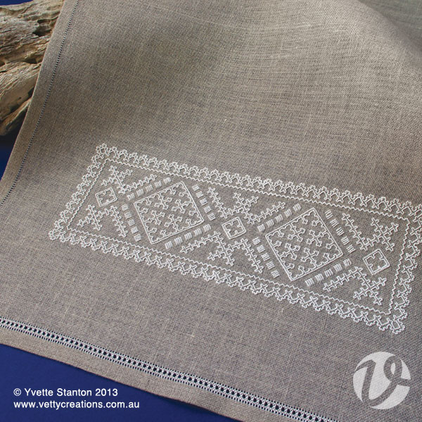 Portuguese Whitework bookmark