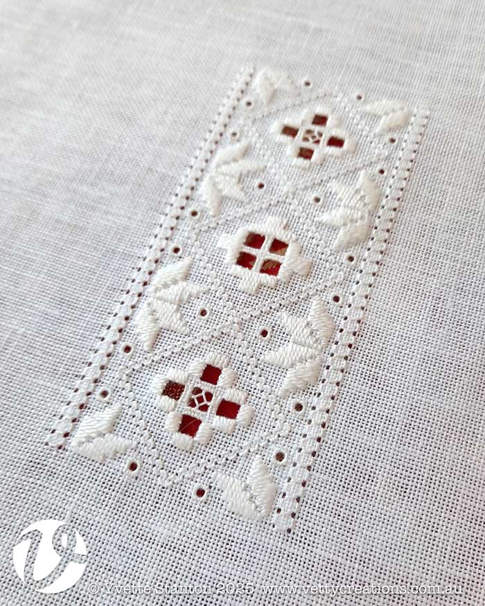 Beginner Hardanger band workshop by Yvette Stanton